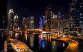 dubai city night, wallpapers