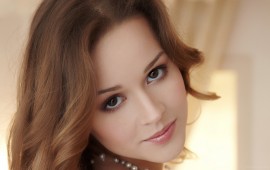 brunette with brown eyes, wallpapers